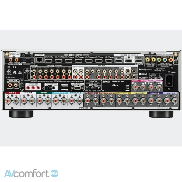 Denon AVC-X6800H Silver