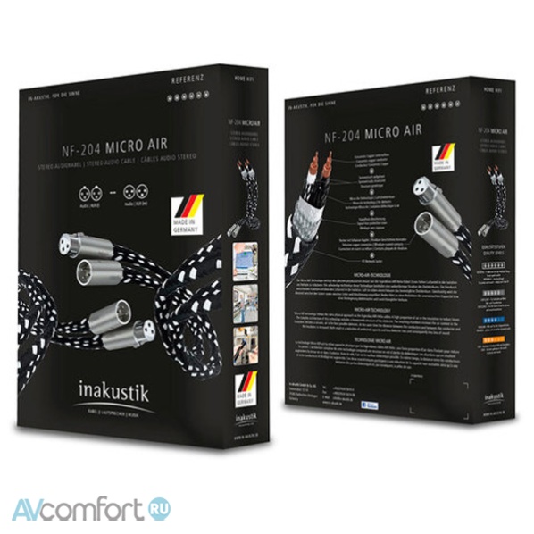 INAKUSTIK Referenz NF-204 Micro AIR, XLR, 1,0 m