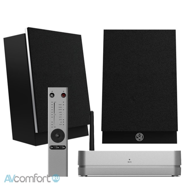 AVComfort, System Audio Legend 1 Silverback + Stereo Hub Satin Black