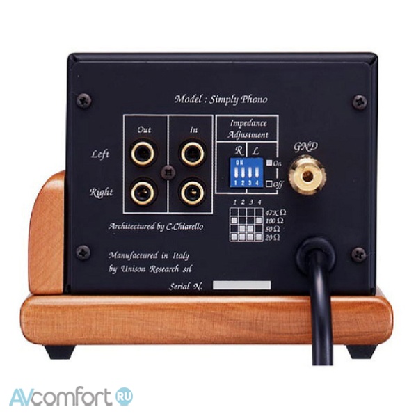 Unison Research Simply Phono Mahogany