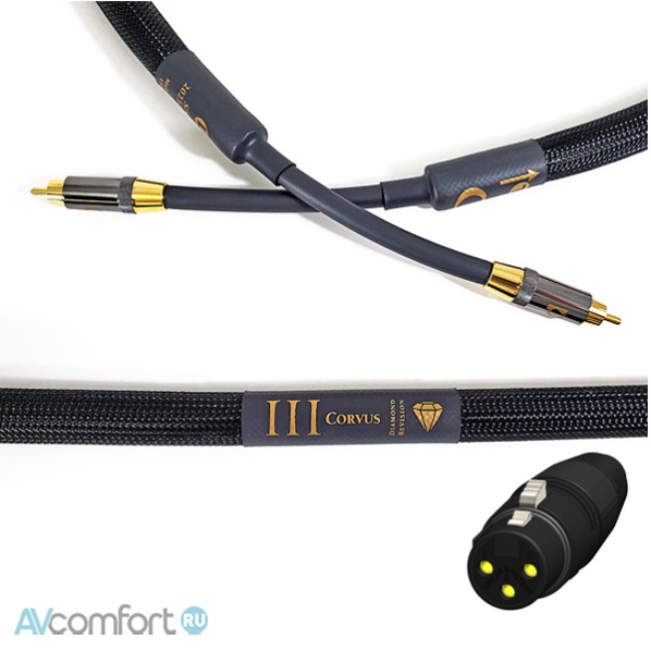 AVComfort, PURIST AUDIO DESIGN Corvus Interconnect Diamond Revision XLR 1,0 m