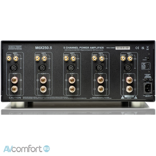 MUSICAL FIDELITY M6x 250.5 Black