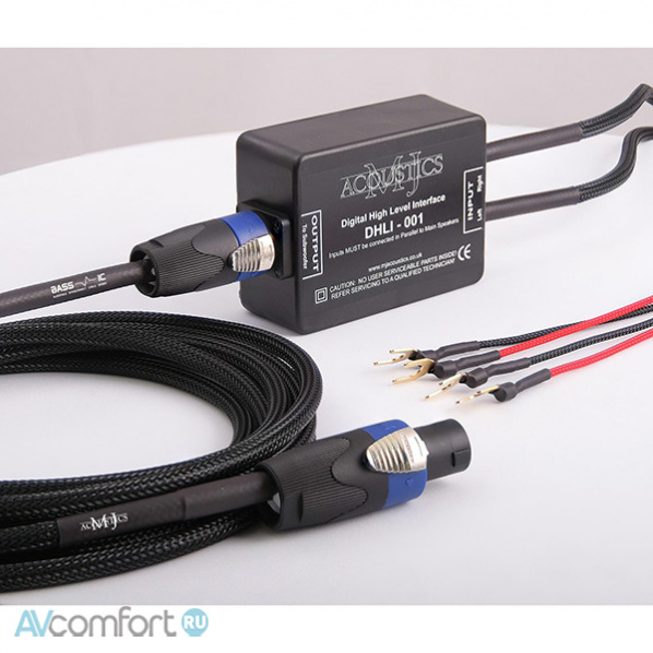 AVComfort, MJ Acoustics DHLI-001-MB High-Level Interface with single Bass-IC Lead, 4 m
