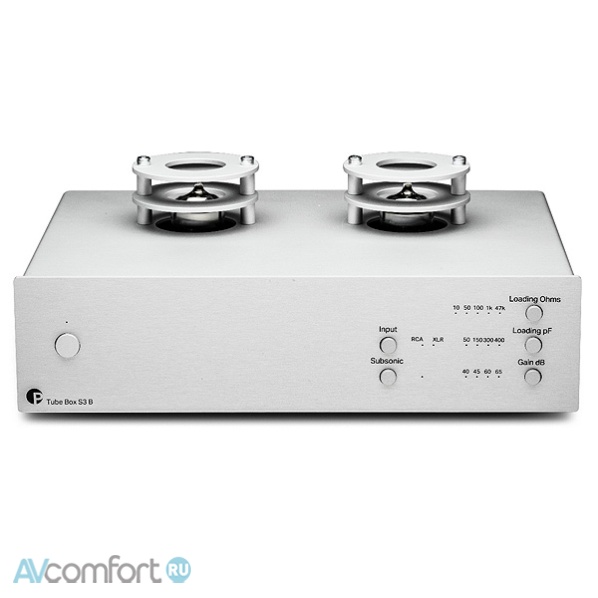 AVComfort, Pro-Ject Tube Box S3 Silver