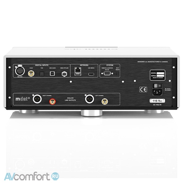 EMM Labs DA2i Stereo D/A Converter Silver