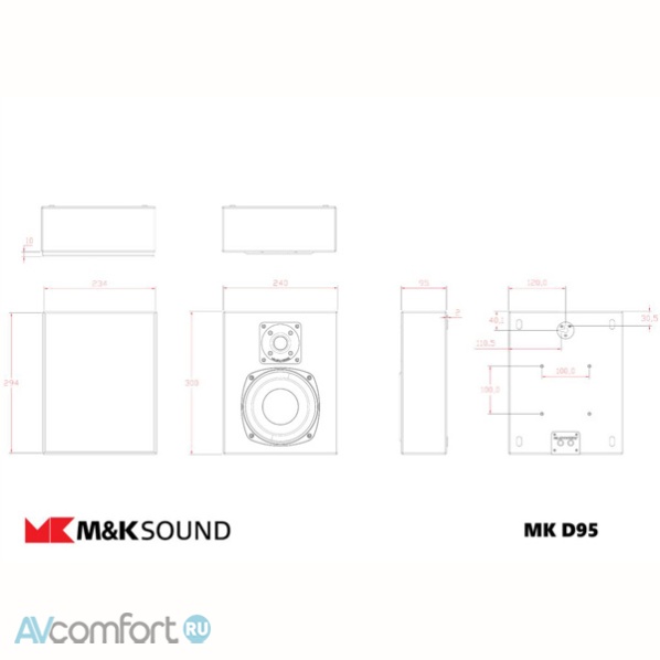 MK Sound D95 White Satin