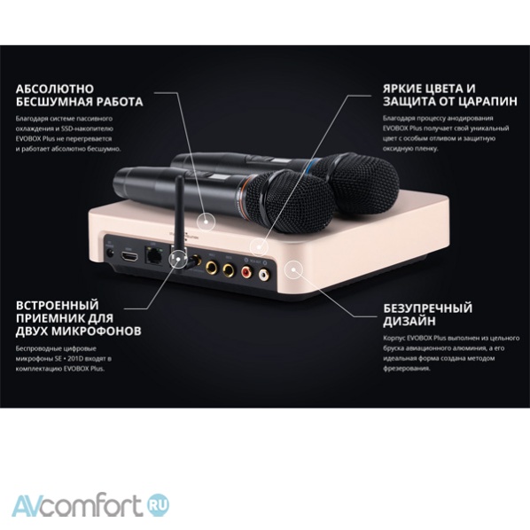 Evolution Evobox Plus EvoSound Bar Black