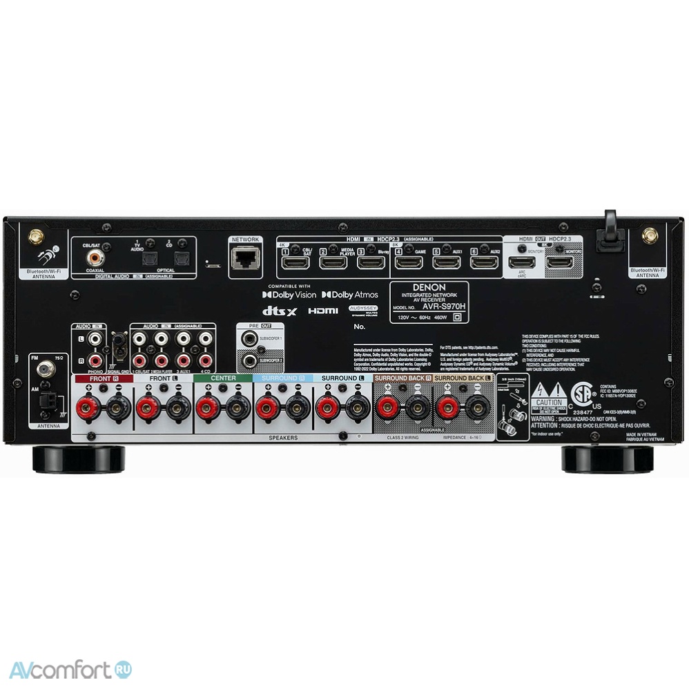 Denon AVR-S970H Black
