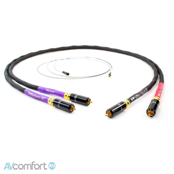 AVComfort, Tellurium Q Ultra Black II Phono RCA 1.5 м