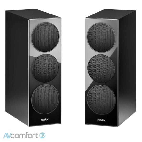 AVComfort, REVOX Shelf G70 Black/Black Glass
