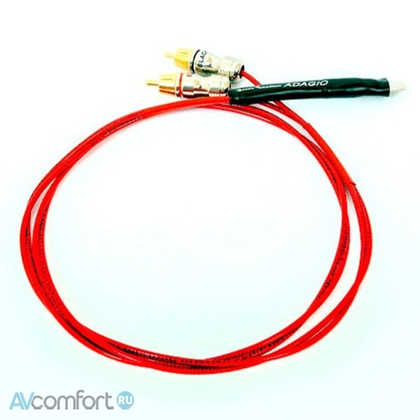 AVComfort, BLACK RHODIUM Adagio USB-C RCA 1,0 м