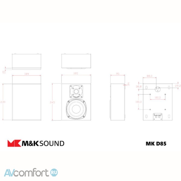 MK Sound D85 White Satin
