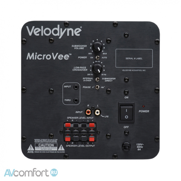 Velodyne MicroVee MKII Black
