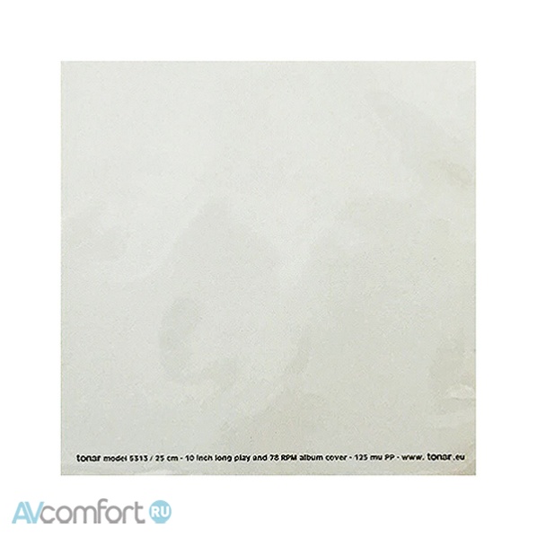 AVComfort, Tonar LP–10 Inch Outer Sleeves 125 MU HD (25 Pcs./Pack) (5313)