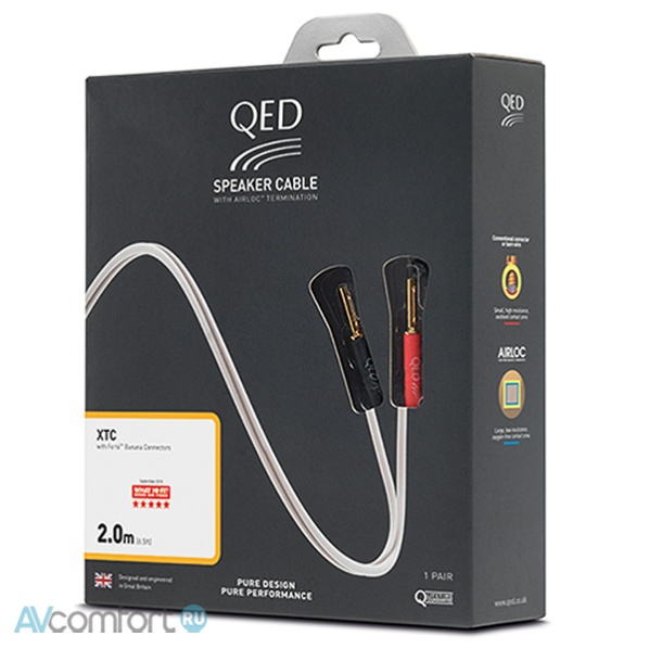AVComfort, QED XTC Pre-Terminated Speaker Cable 2.0 m  (QE1410)
