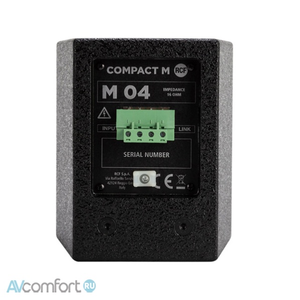 RCF Compact M 04 Black