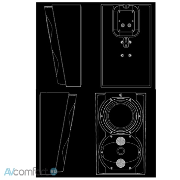 Perlisten Audio R4s Black High Gloss