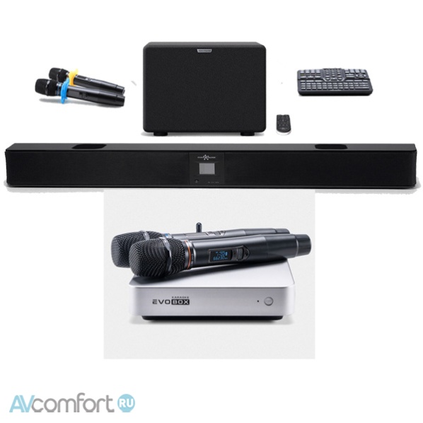 AVComfort, EVOLUTION Evobox Plus EvoSound Bar Silver