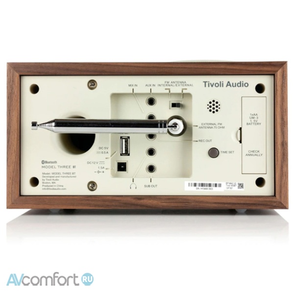 TIVOLI AUDIO Model Three BT Classic Walnut