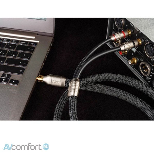 Tchernov Cable Standard Coaxial IC / Mini Jack-2 RCA 1,0 m Tchernov Cable Standard Coaxial IC / Mini Jack-2 RCA 1,0 m