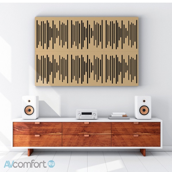 Vicoustic VicPattern Ultra Wavewood MKII Black Matte