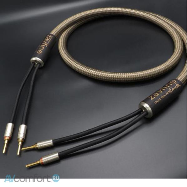 ZAVFINO Silver Dart Speaker Cable Banana 2,5 m