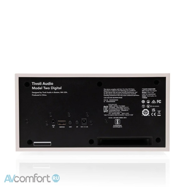 Tivoli Audio Model Two Digital White/Silver Tivoli Audio Model Two Digital White/Silver