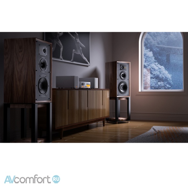 Wharfedale Super Linton (with stand) Mahogany