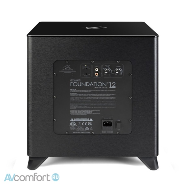 Martin Logan Foundation 12 Subwoofer Black Martin Logan Foundation 12 Subwoofer Black