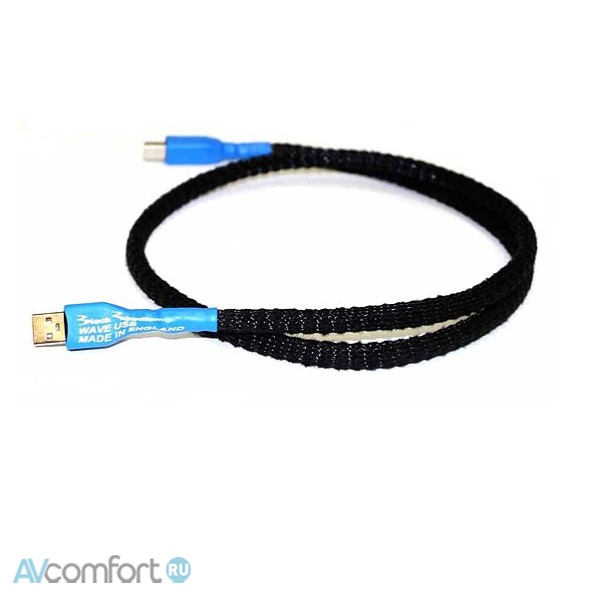 AVComfort, BLACK RHODIUM Wave USB A-B 1,0 м