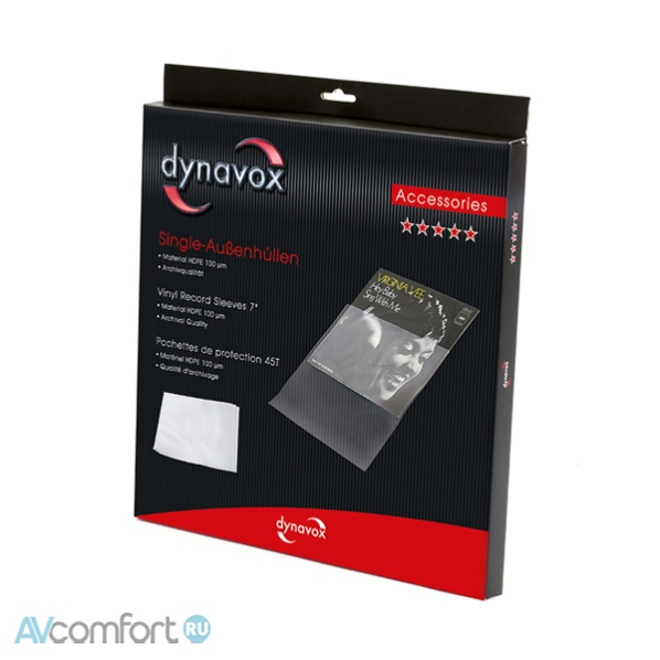 Dynavox Конверты для LP Single 7" set 50 шт. (207807)