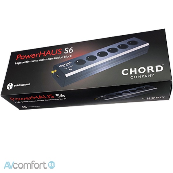 Chord Company PowerHAUS S6 EU Mains Block