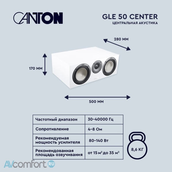 CANTON Smart Cinema GLE II White