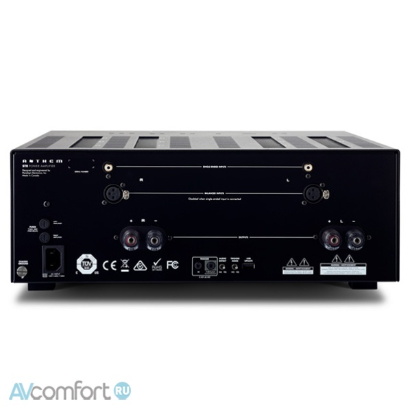 ANTHEM STR Power Amplifier Silver