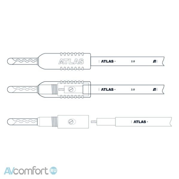 Atlas Cables Equator Achromatic Speaker Z 3.5, 3.0 m