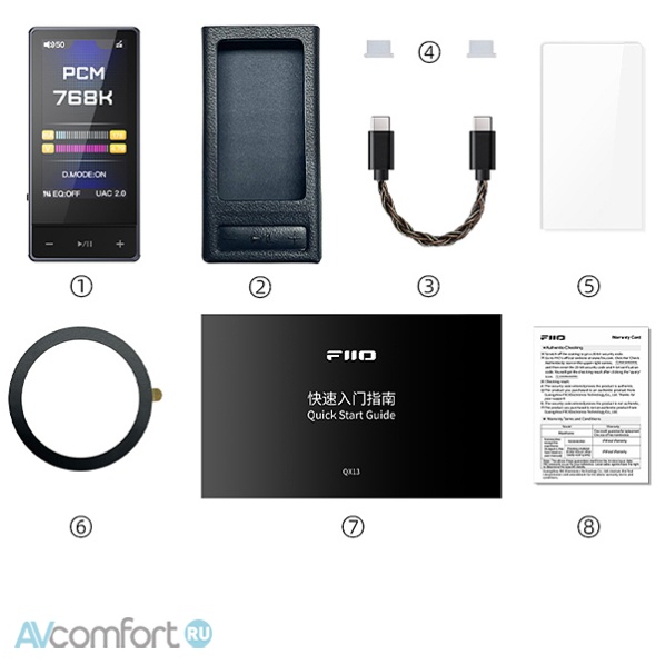 FIIO QX13 (F3011Q) Titanium Gold