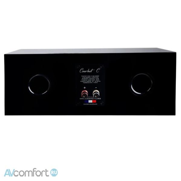 Davis Acoustics Courbet C Black Matte