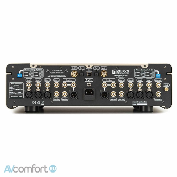 Unison Research Unico PRE v2 Velvet Gold