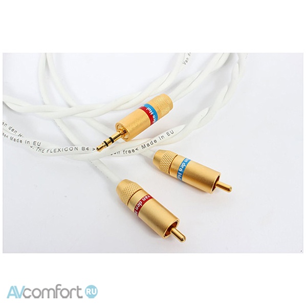 AVComfort, VAN DEN HUL The Flexicon B4 Jack - 2 RCA 1,0 м