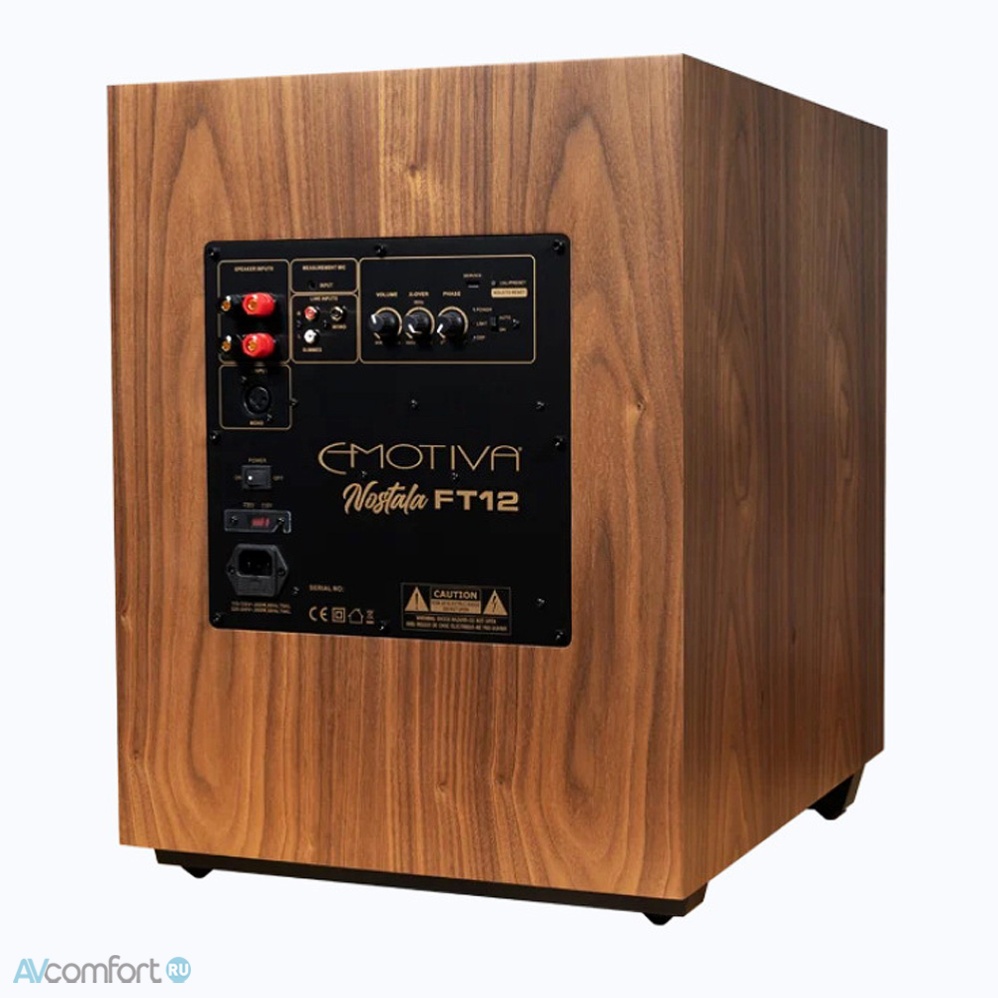 Emotiva Nostala FT12 Walnut