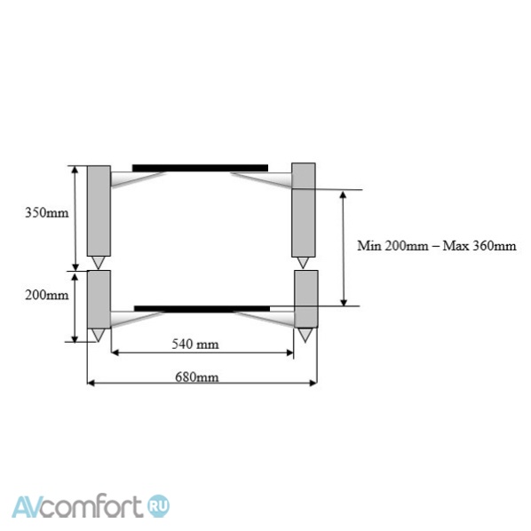 Solid Tech Hybryd 2 (200х350mm) Copper/Black, White