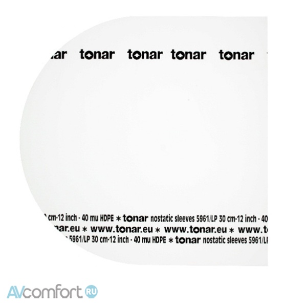 AVComfort, TONAR Anti-Static Record Sleeves (5961)