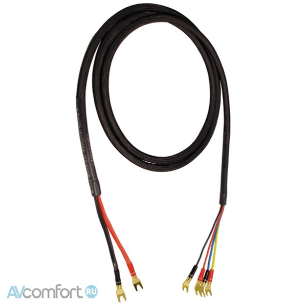 AVComfort, BLACK RHODIUM Polar Samurai DCT++ BiWire Spade, 2,5 m
