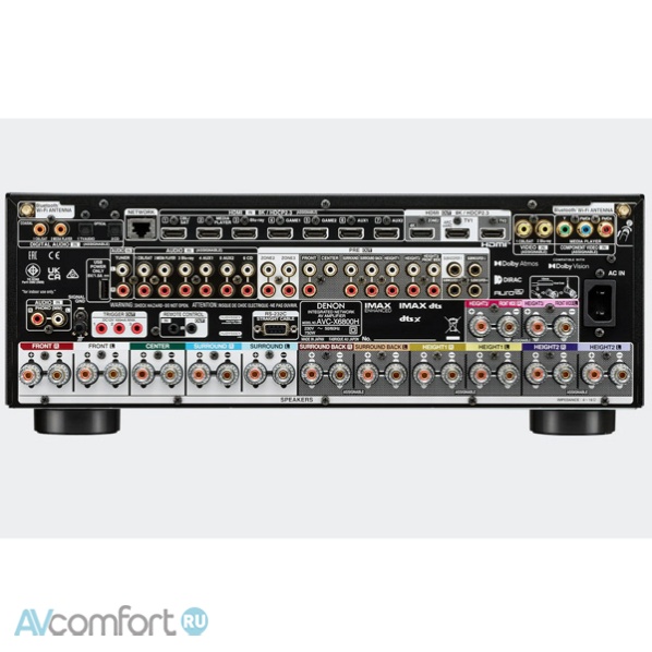 DENON AVC-X6800H Black
