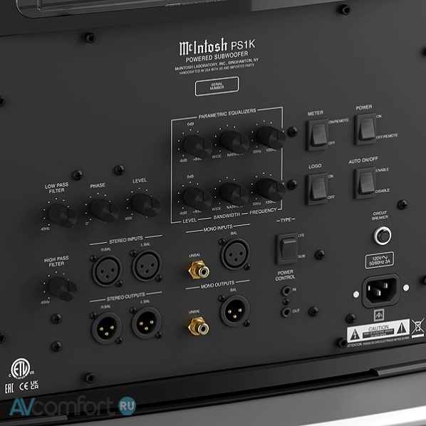 McIntosh PS1K Black Lacquer McIntosh PS1K Black Lacquer