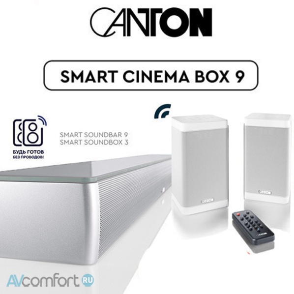 AVComfort, CANTON Smart Cinema Box 9 White