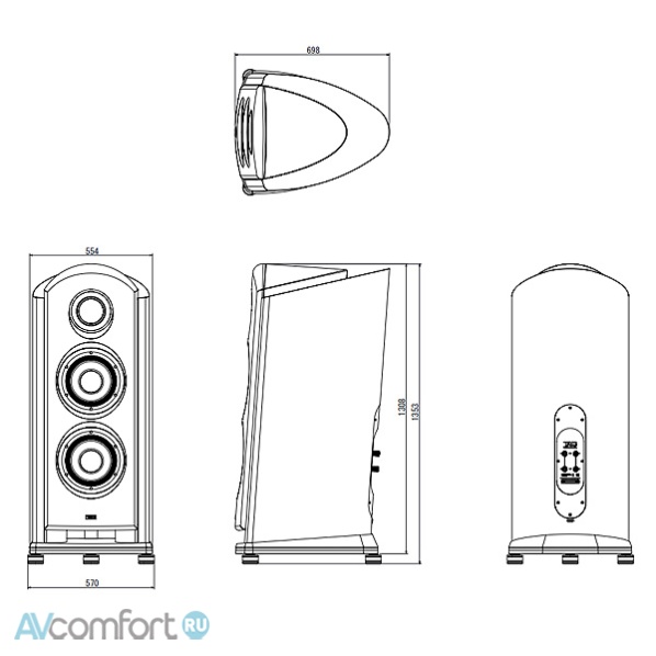 TAD Reference One Limited Edition Santa Maria Blue (TAD-R1TXLTD)