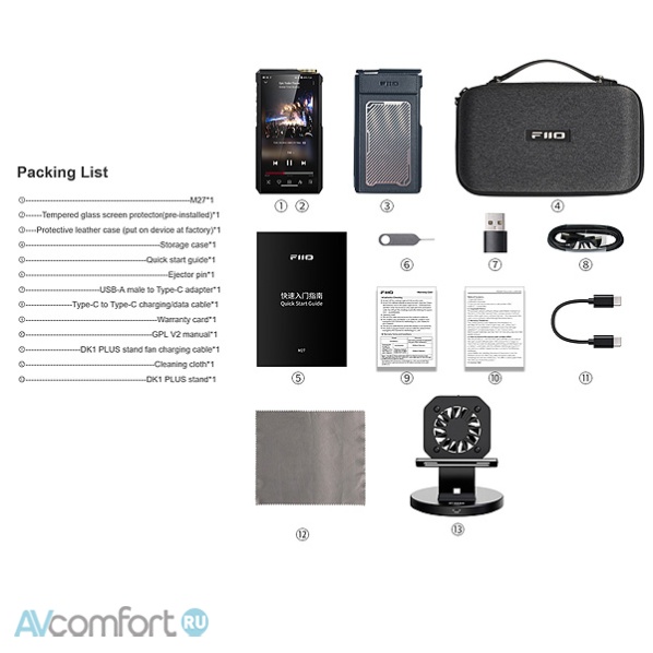 FiiO M27 (F3051M) Black