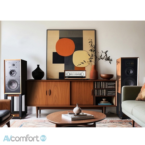 Wharfedale Super Linton (with stand) Black Oak