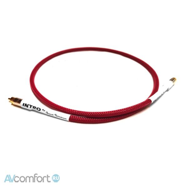 AVComfort, Black Rhodium Intro Digital RCA Red 1,0 м
